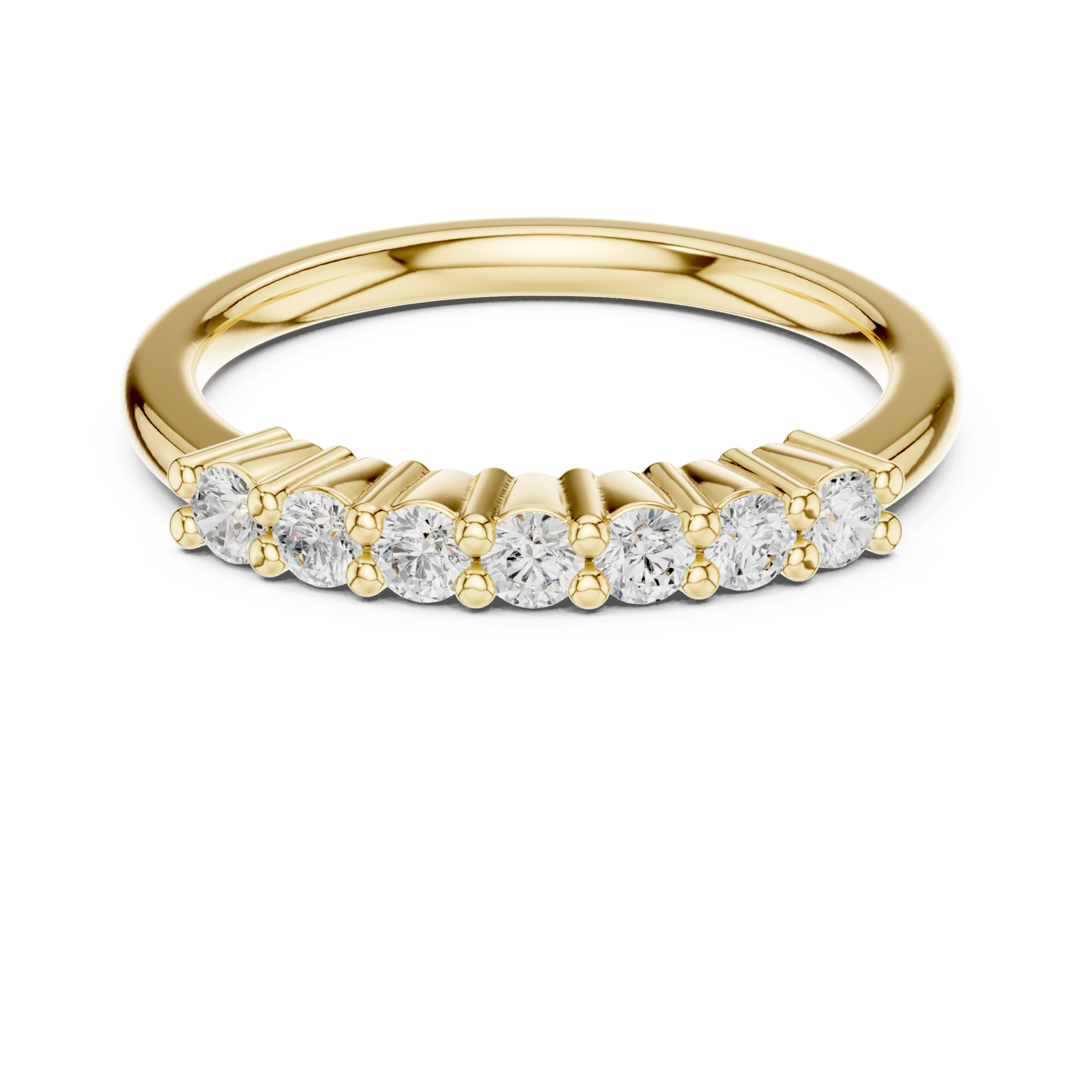  Gold Twilight Cascade Elegance Ring Front View