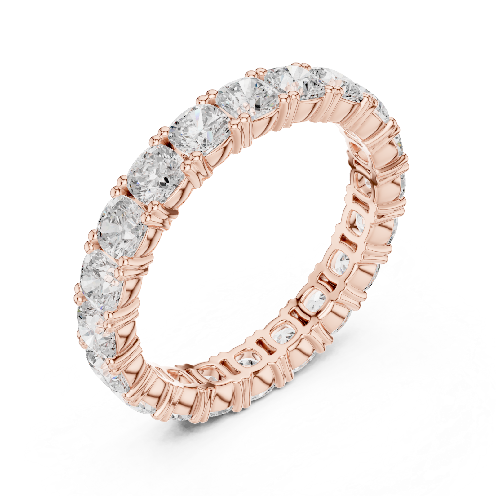  Rose Gold Celestial Embrace Eternity Ring Right View