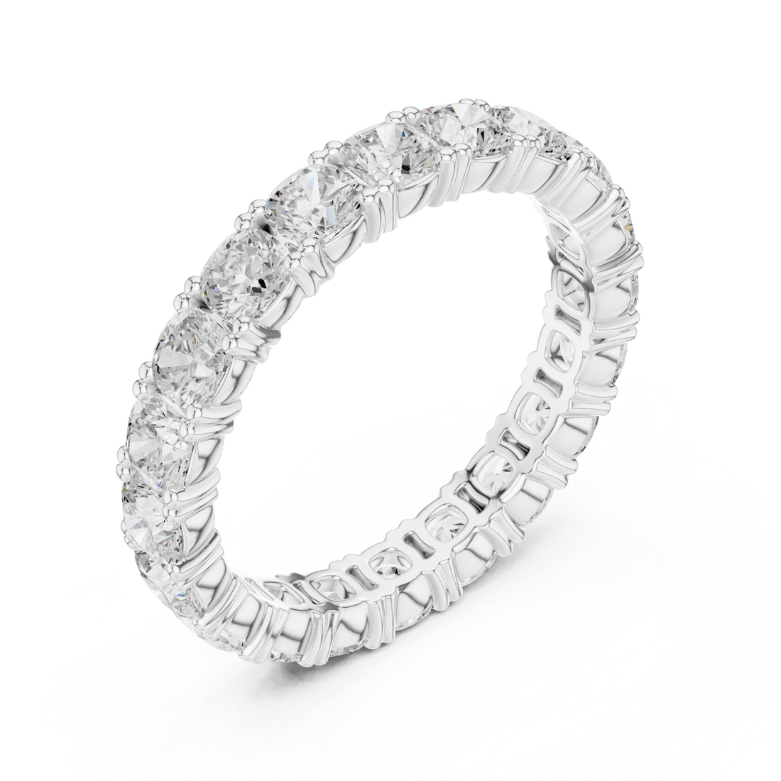  White Gold Celestial Embrace Eternity Ring Right View