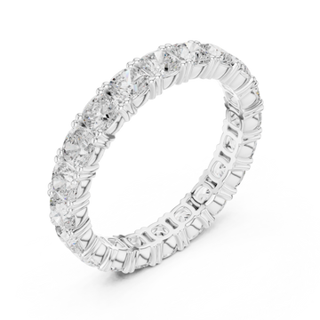  White Gold Celestial Embrace Eternity Ring Right View