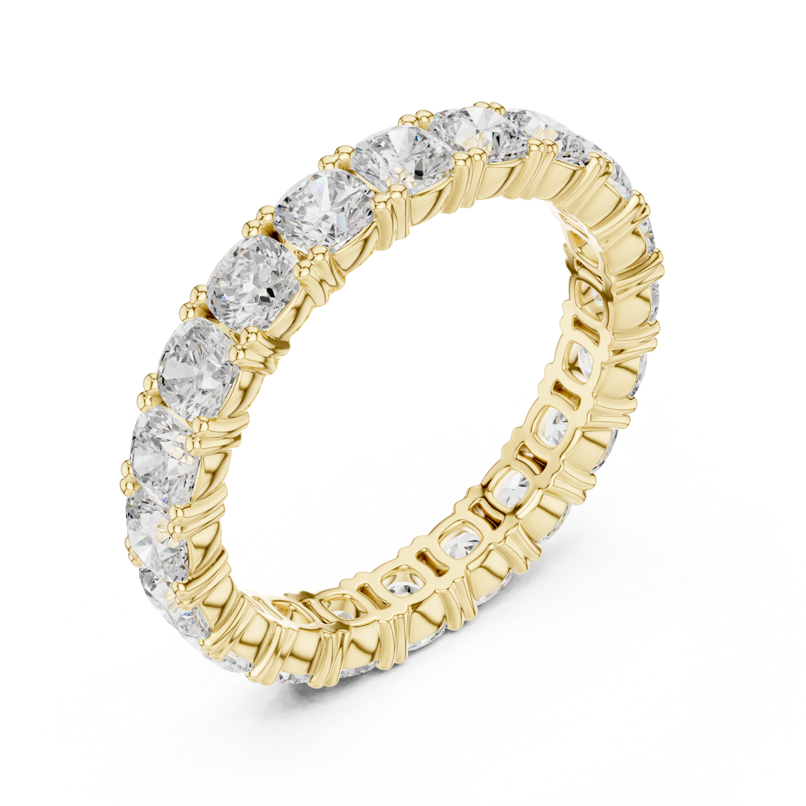 Gold Celestial Embrace Eternity Ring Right View