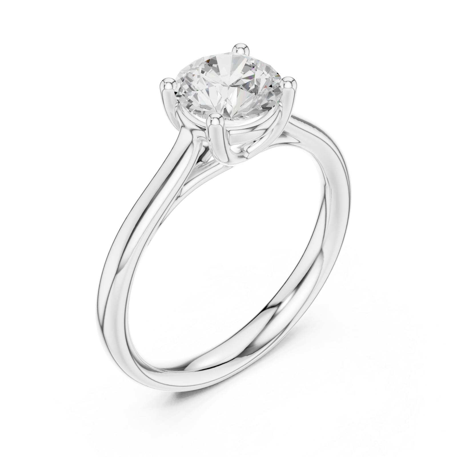  White Gold Eternal Promise Solitaire Right View