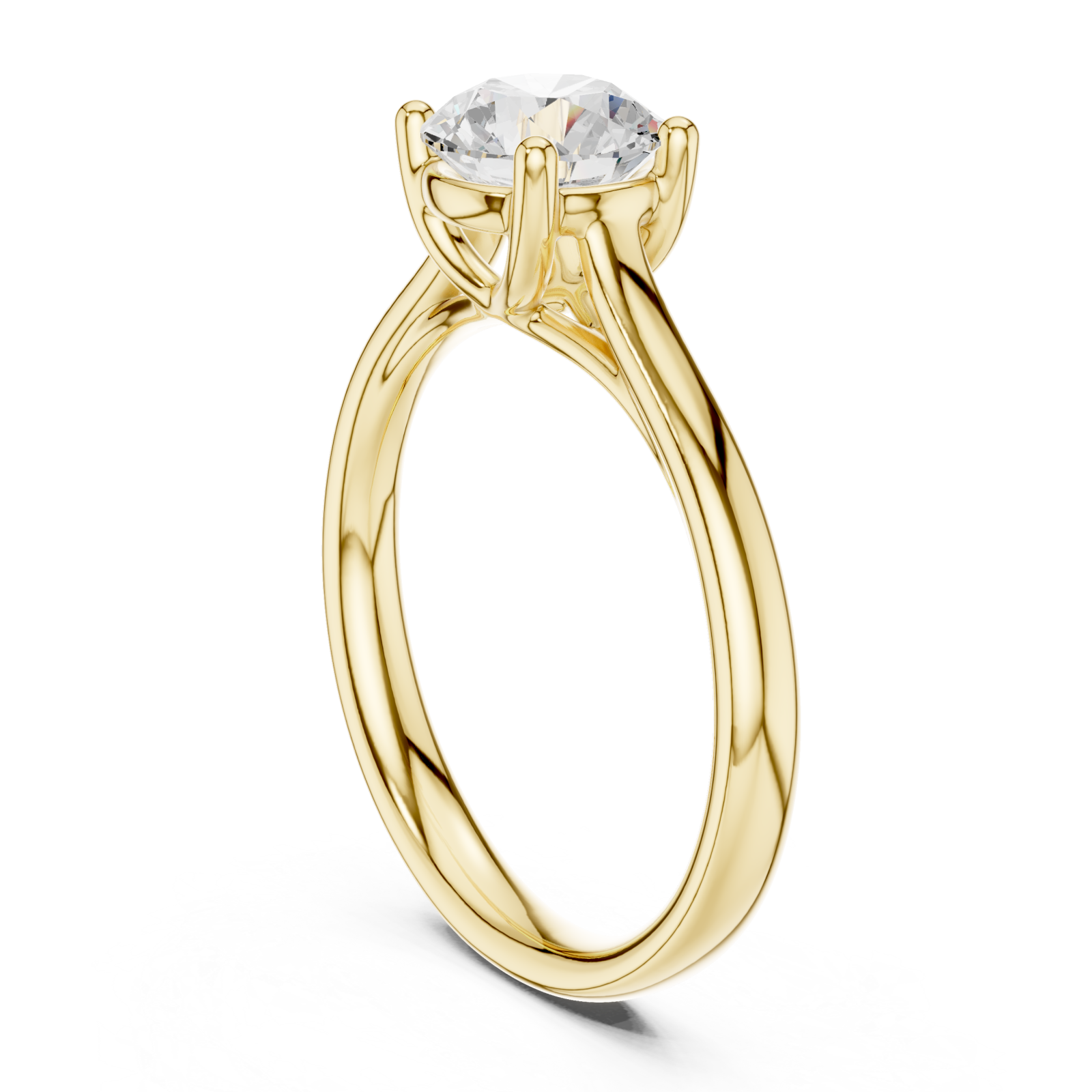  Gold Eternal Promise Solitaire Left View