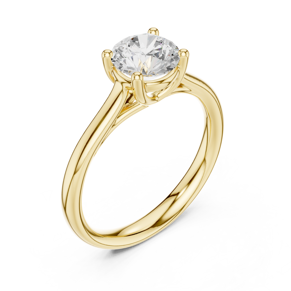 Gold Eternal Promise Solitaire Right View