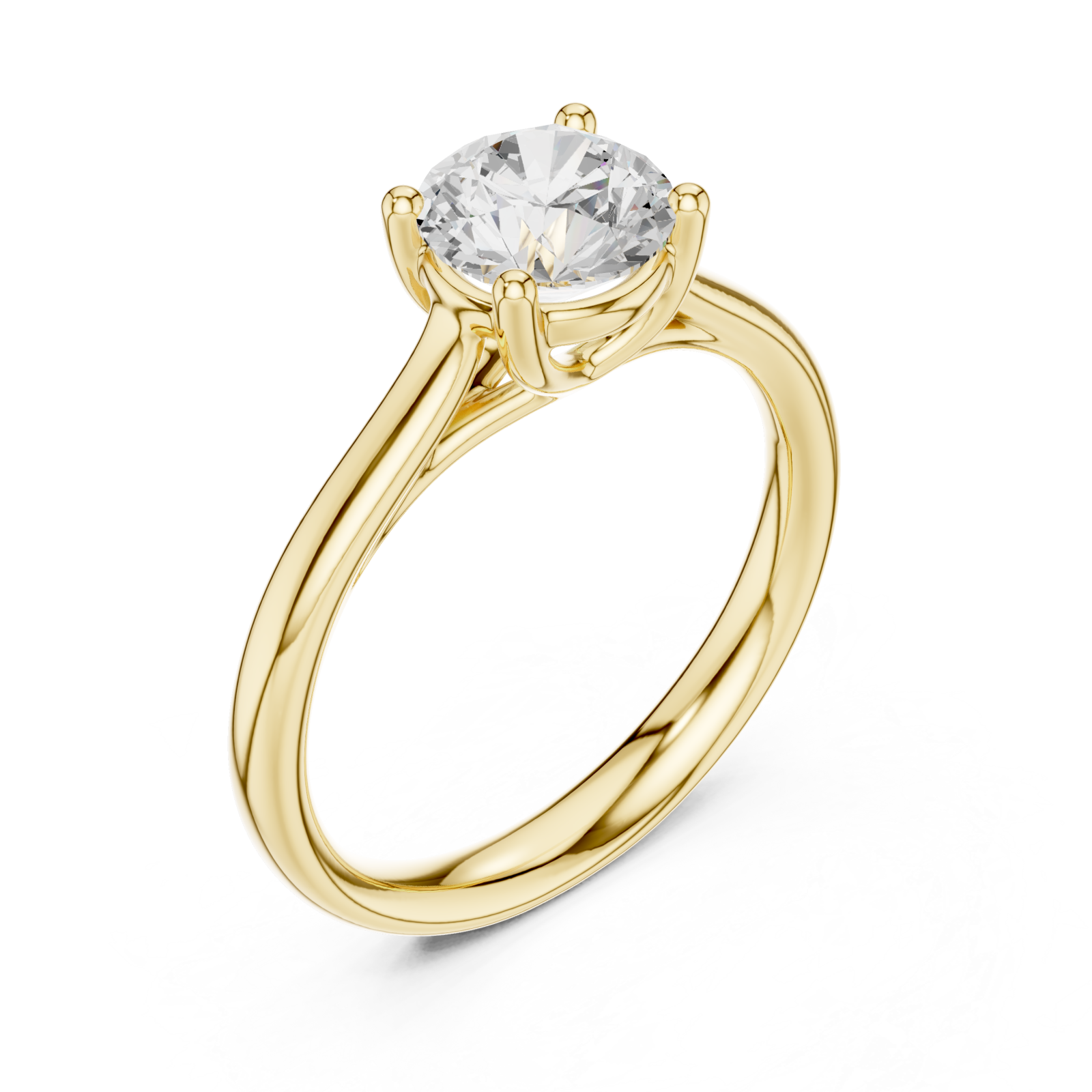 Gold Eternal Promise Solitaire Right View