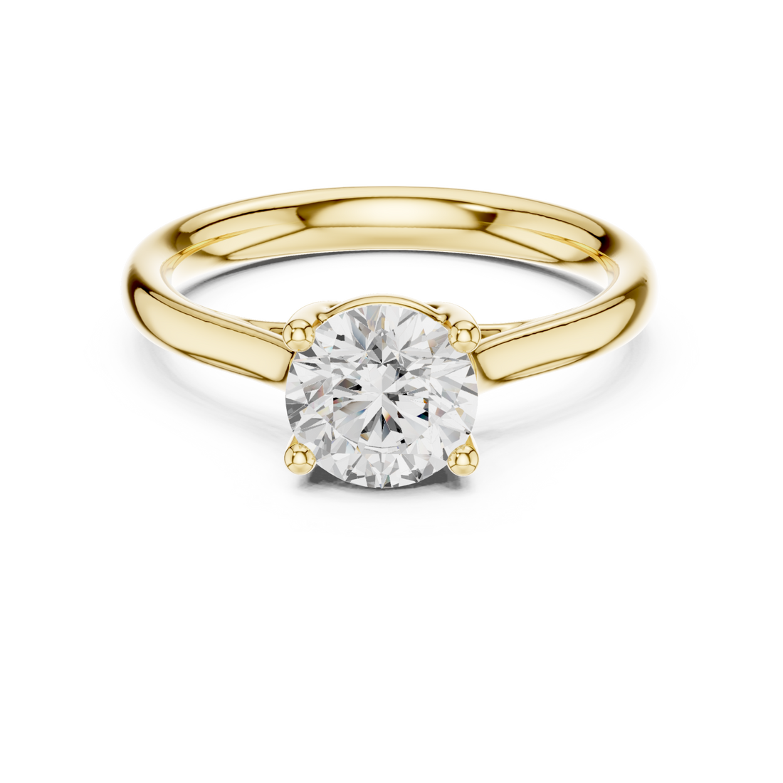 Gold Eternal Promise Solitaire Right View