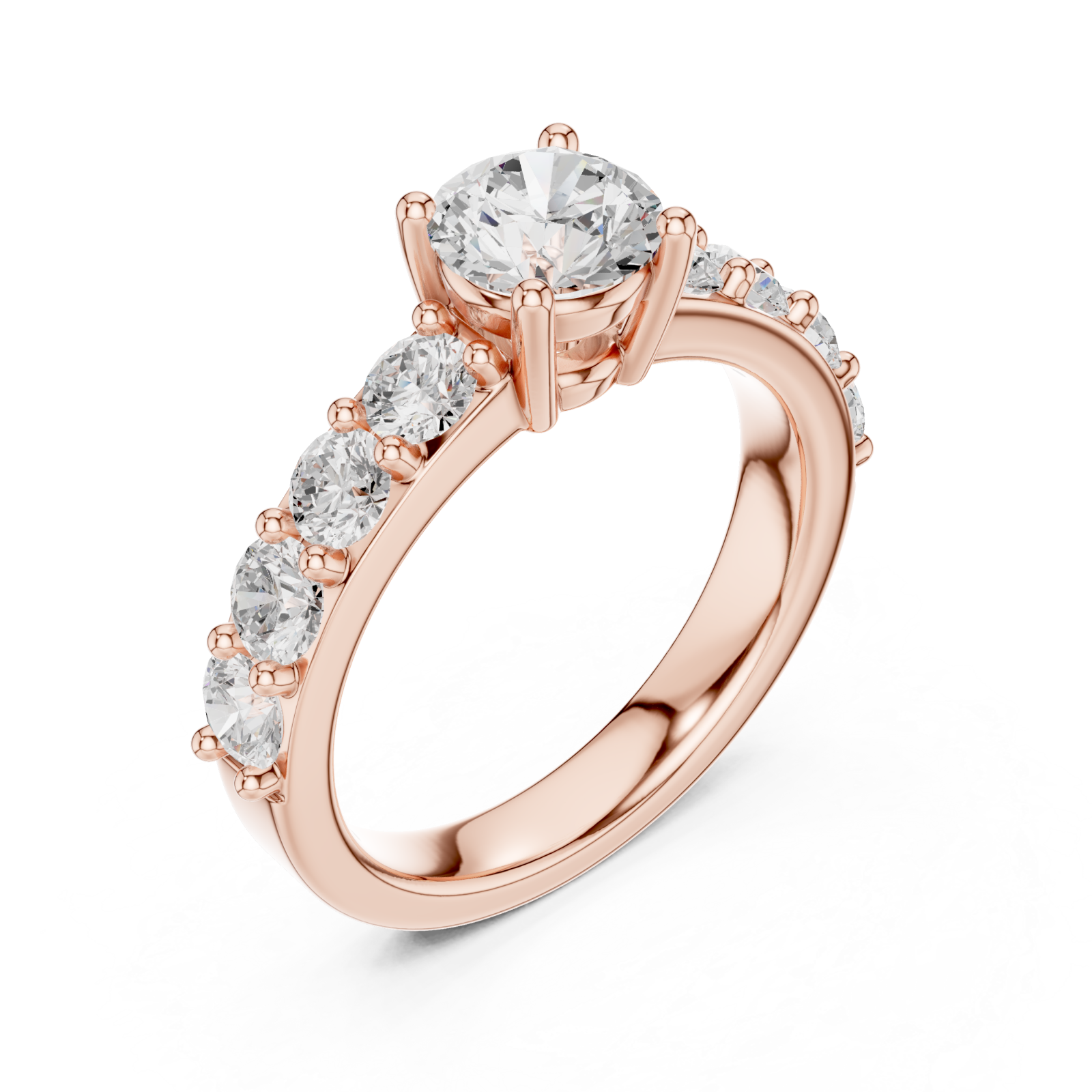  Rose Gold Luminous Promise Eternity Ring Right View