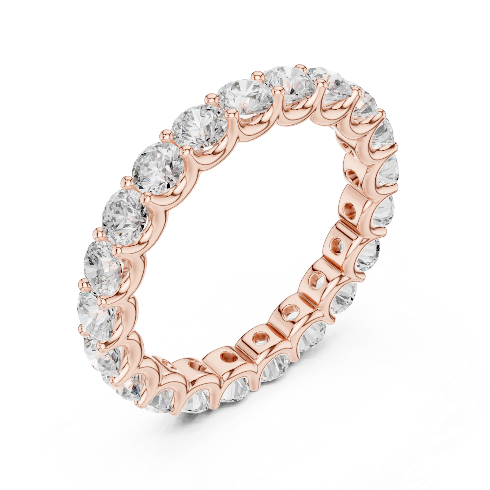  Rose Gold Twilight Embrace Eternity Band Right View