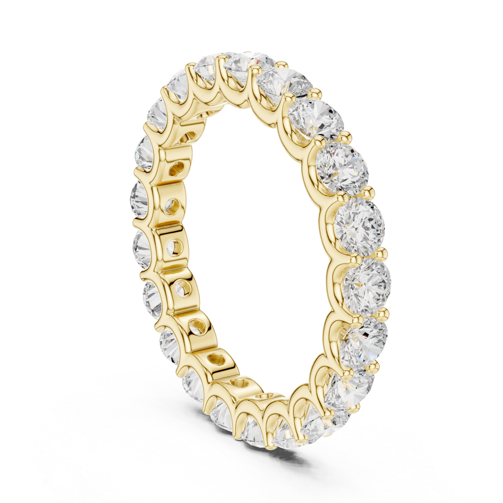  Gold Twilight Embrace Eternity Band Left View
