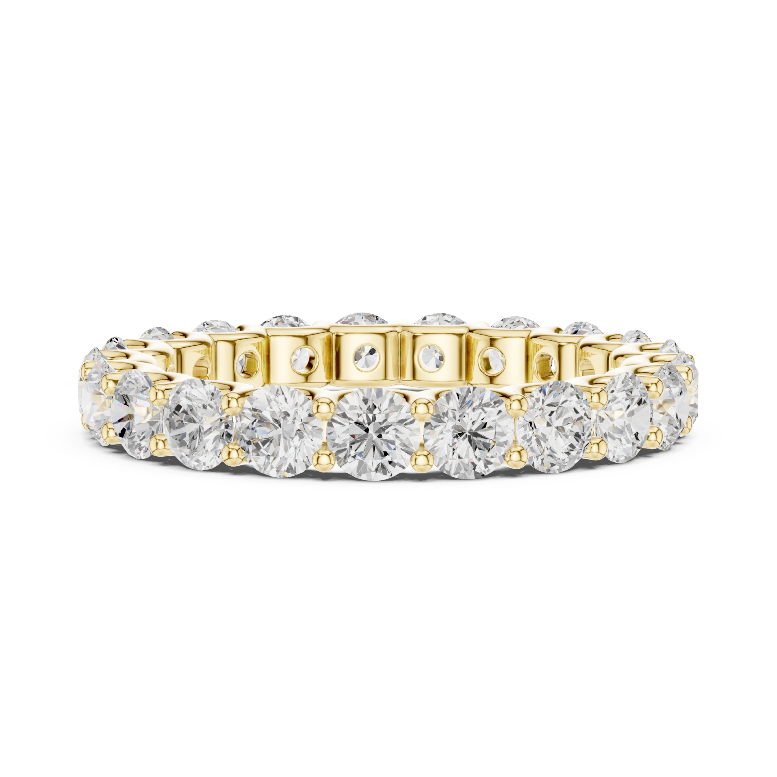 Gold Twilight Embrace Eternity Band Side View