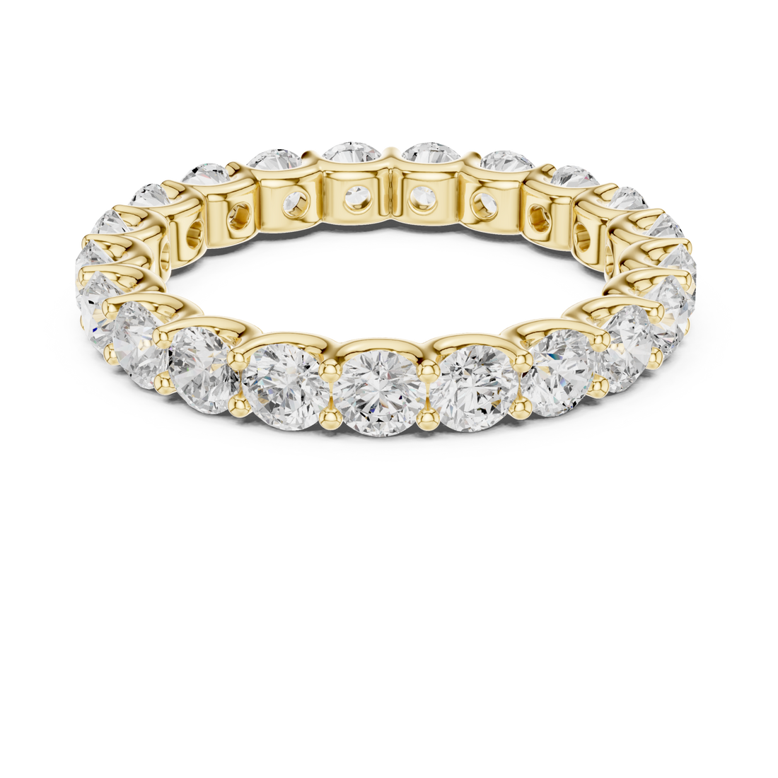 Gold Twilight Embrace Eternity Band Right View