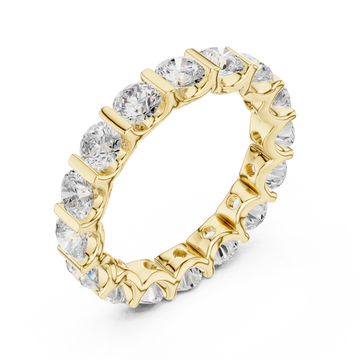 Gold Eternal Radiance Band Ring Right View