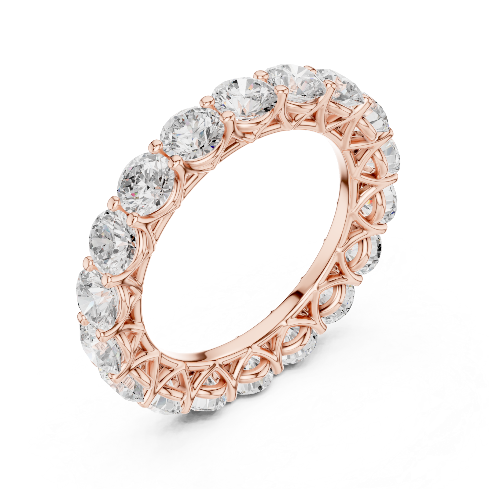  Rose Gold Eternal Radiance Band Right View