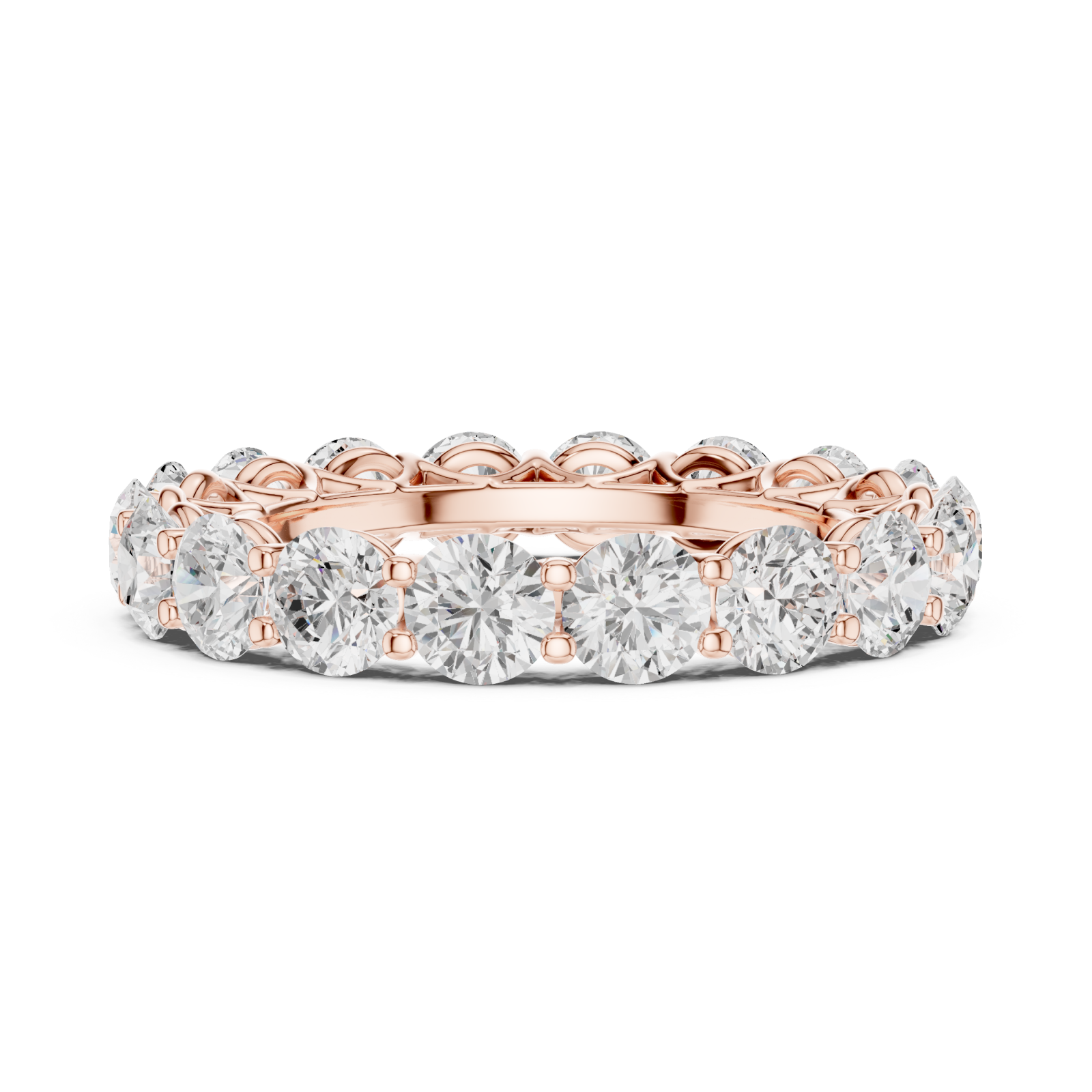  Rose Gold Eternal Radiance Band Side View