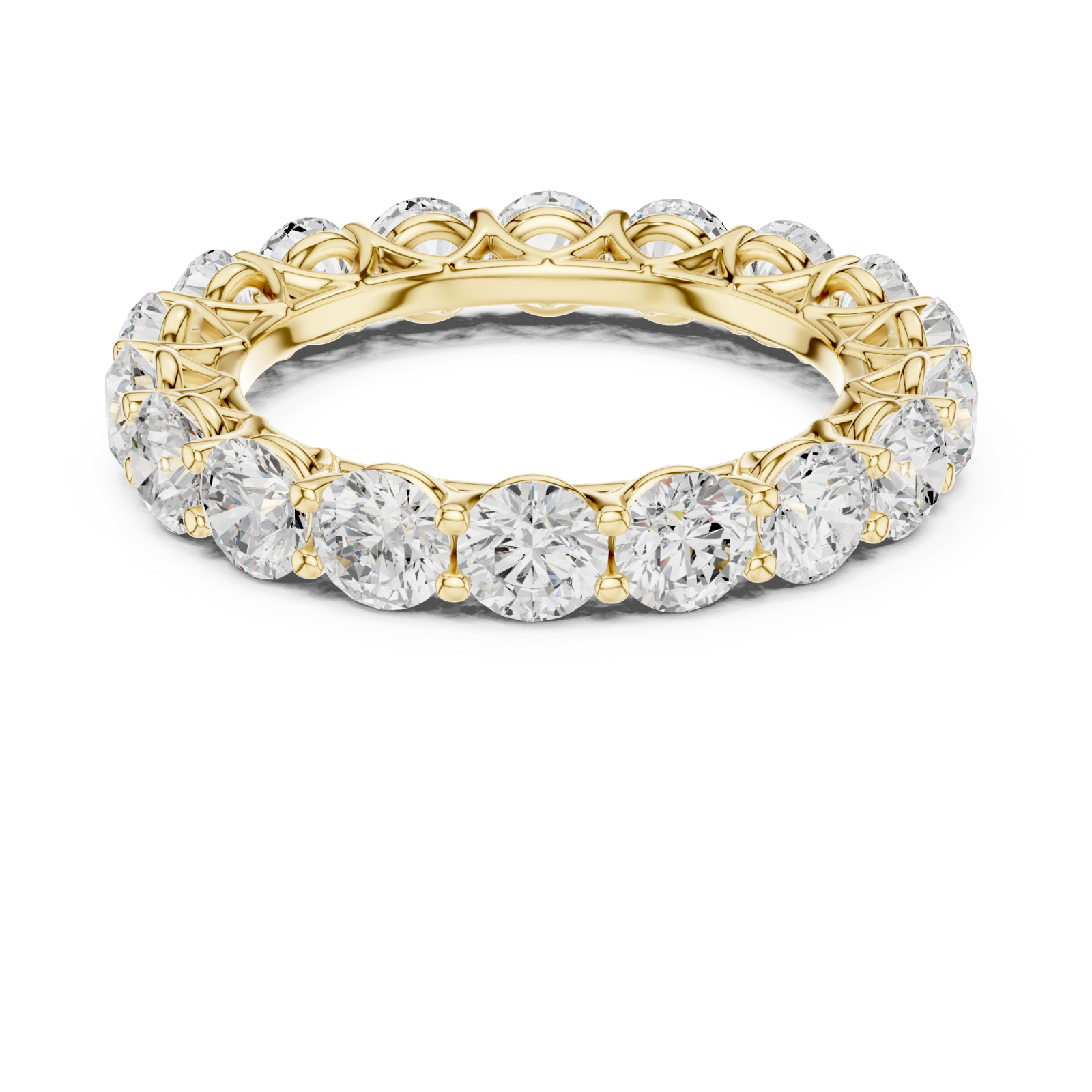  Gold Eternal Radiance Band Front View