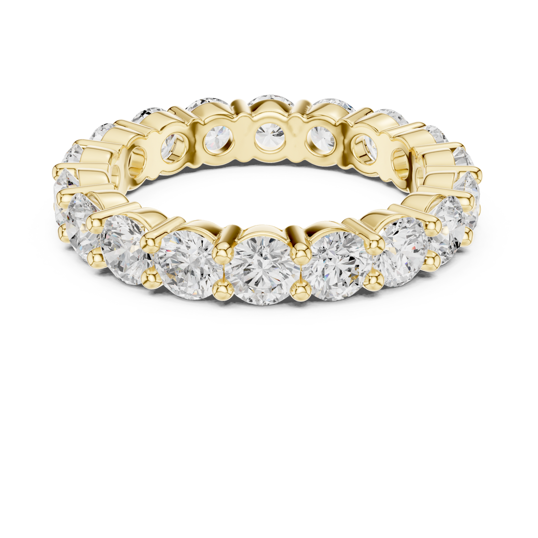 Gold Classic Radiance Eternity Band Right View