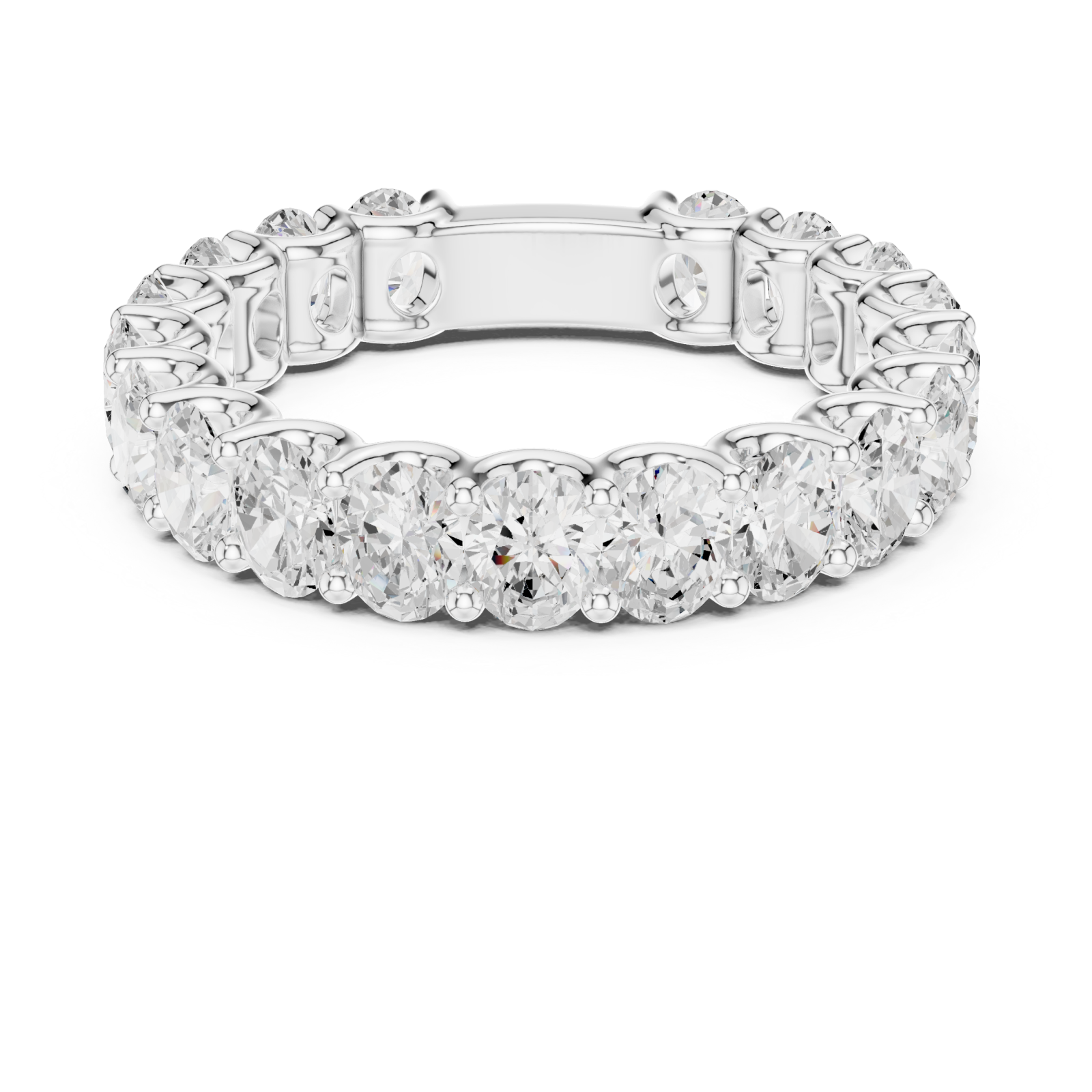  White Gold Eternal Grace Classic Eternity Ring Right View