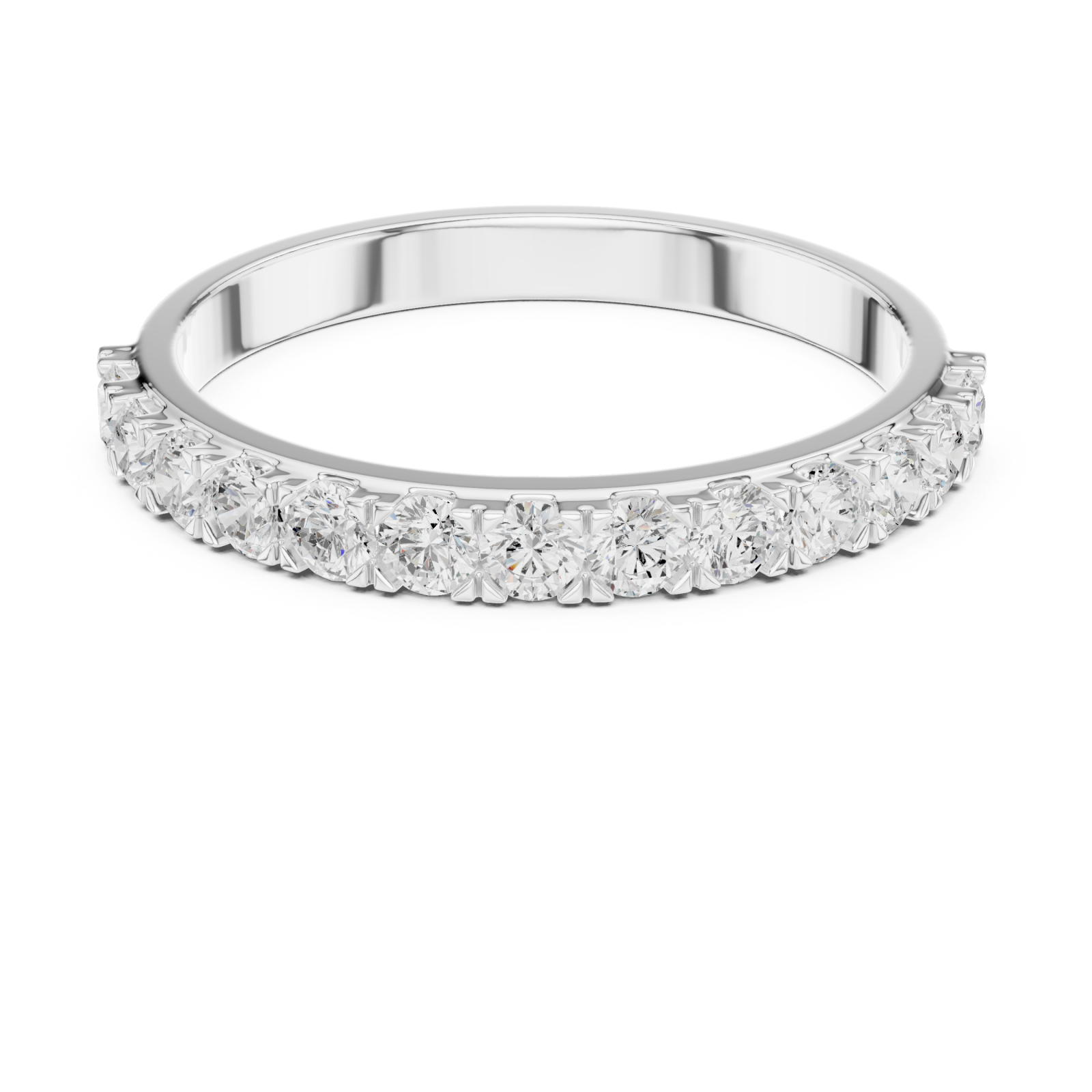  White Gold Eternal Spark Luxe Ring Right View