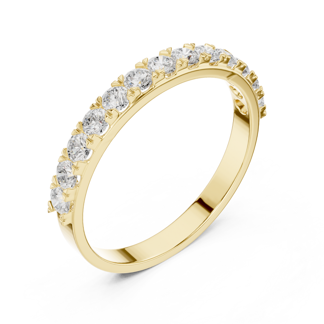  Gold Eternal Spark Luxe Ring Front View