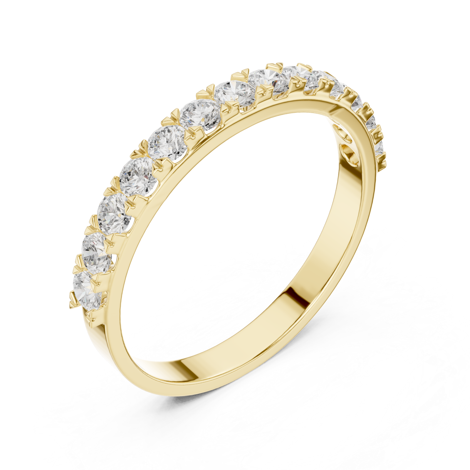  Gold Eternal Spark Luxe Ring Front View