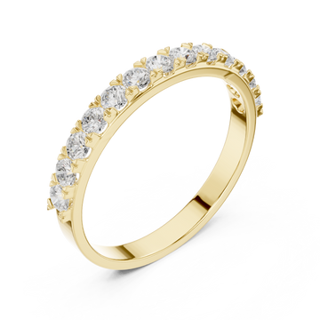  Gold Eternal Spark Luxe Ring Front View
