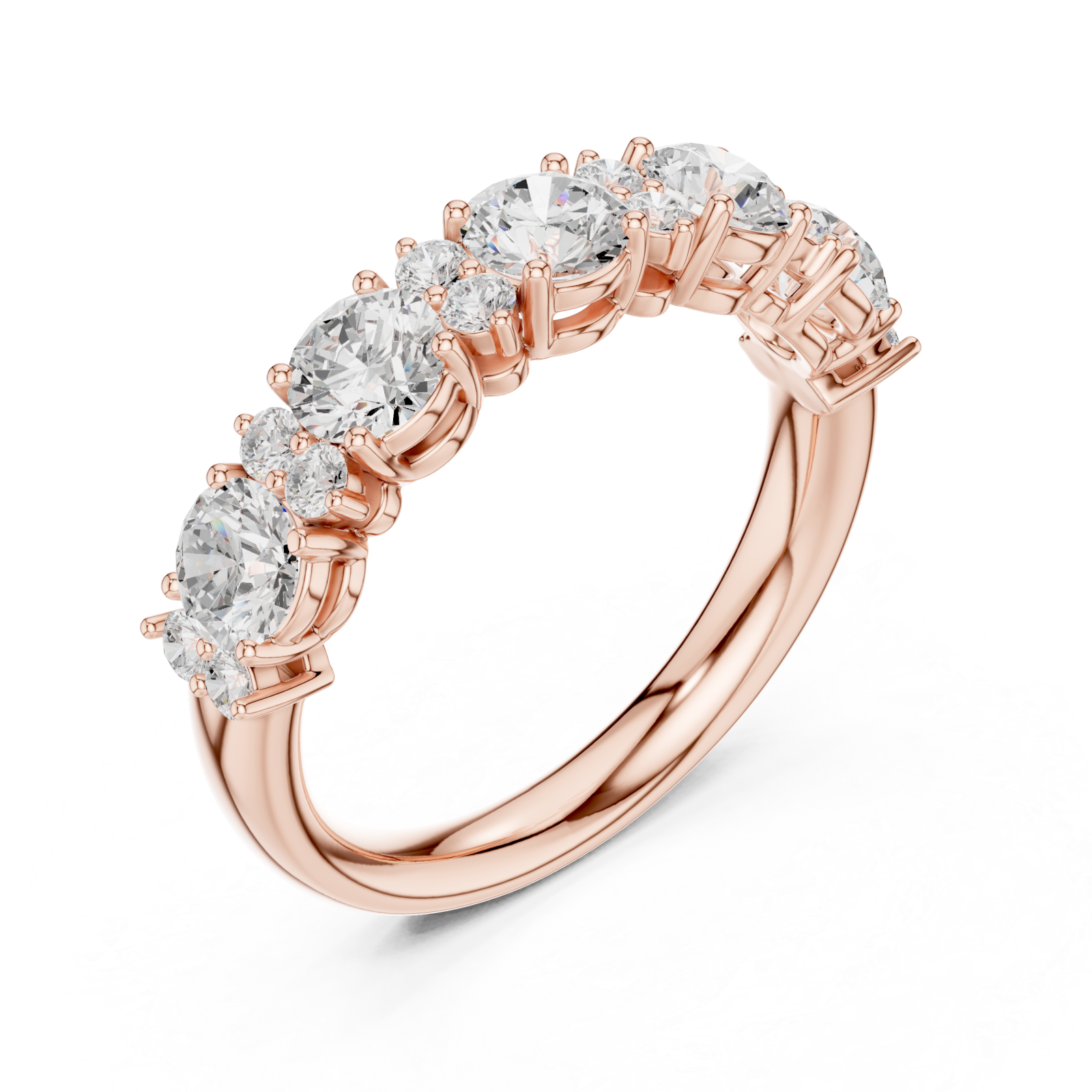  Rose Gold Charmed Allure Heirloom Band Right View
