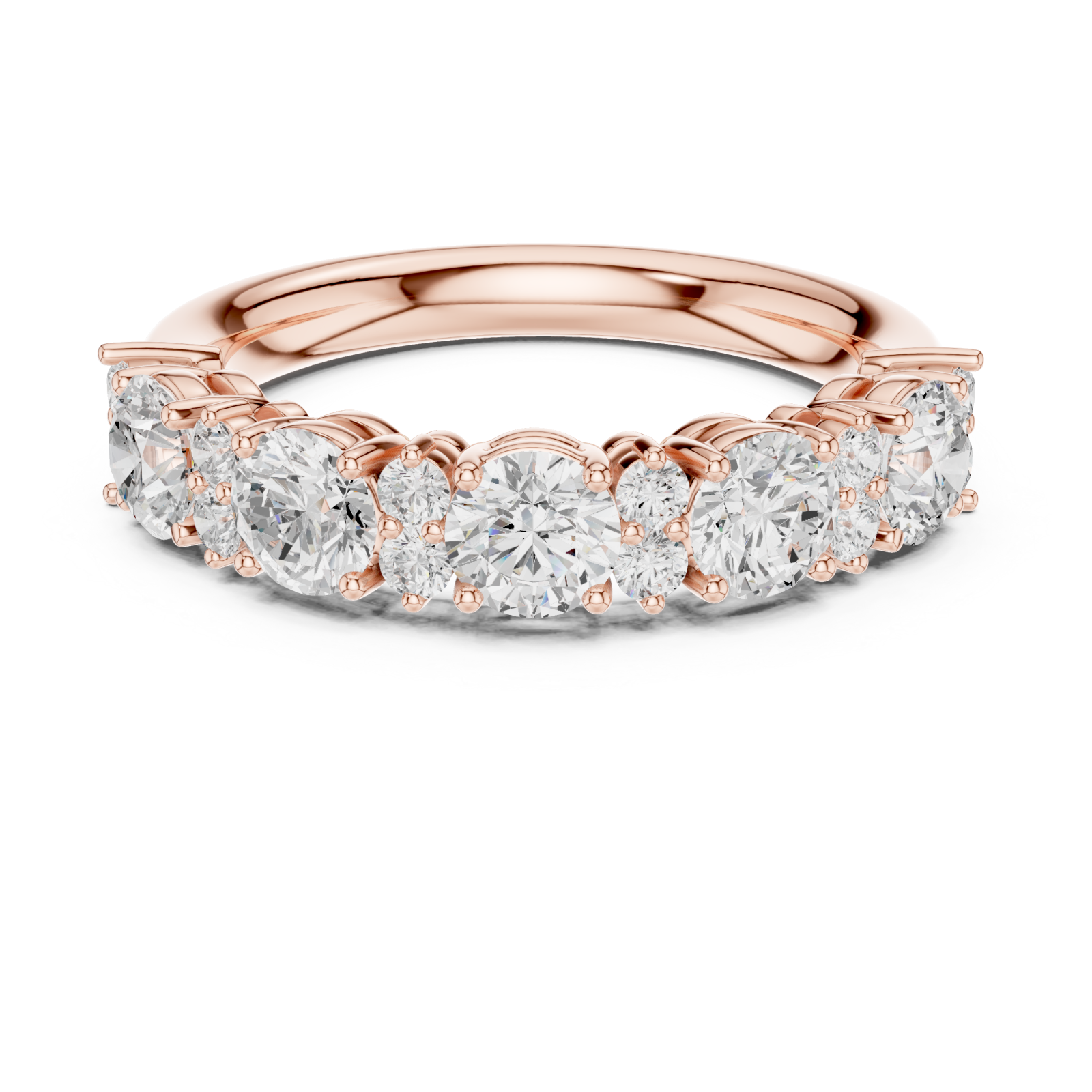  Rose Gold Charmed Allure Heirloom Band Front View