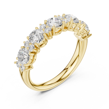 Gold Charmed Allure Heirloom Band Right View