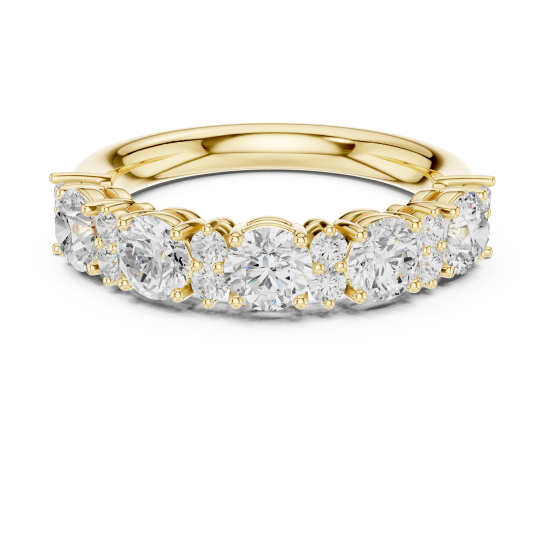 Gold Charmed Allure Heirloom Band Right View
