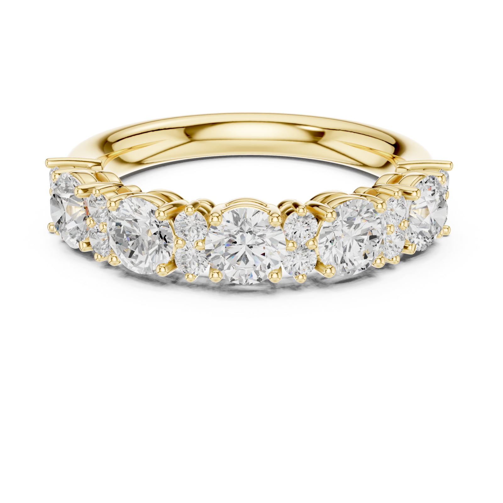  Gold Charmed Allure Heirloom Band Front View