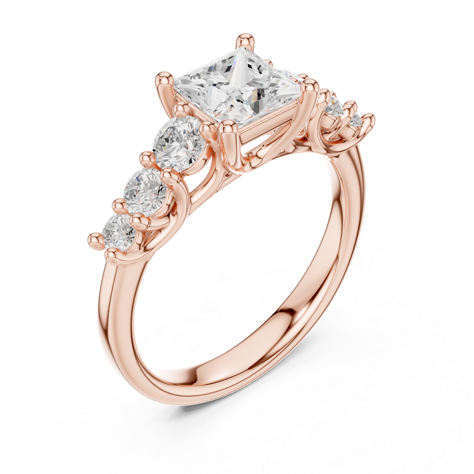  Rose Gold Eternal Embrace Classic Ring Right View