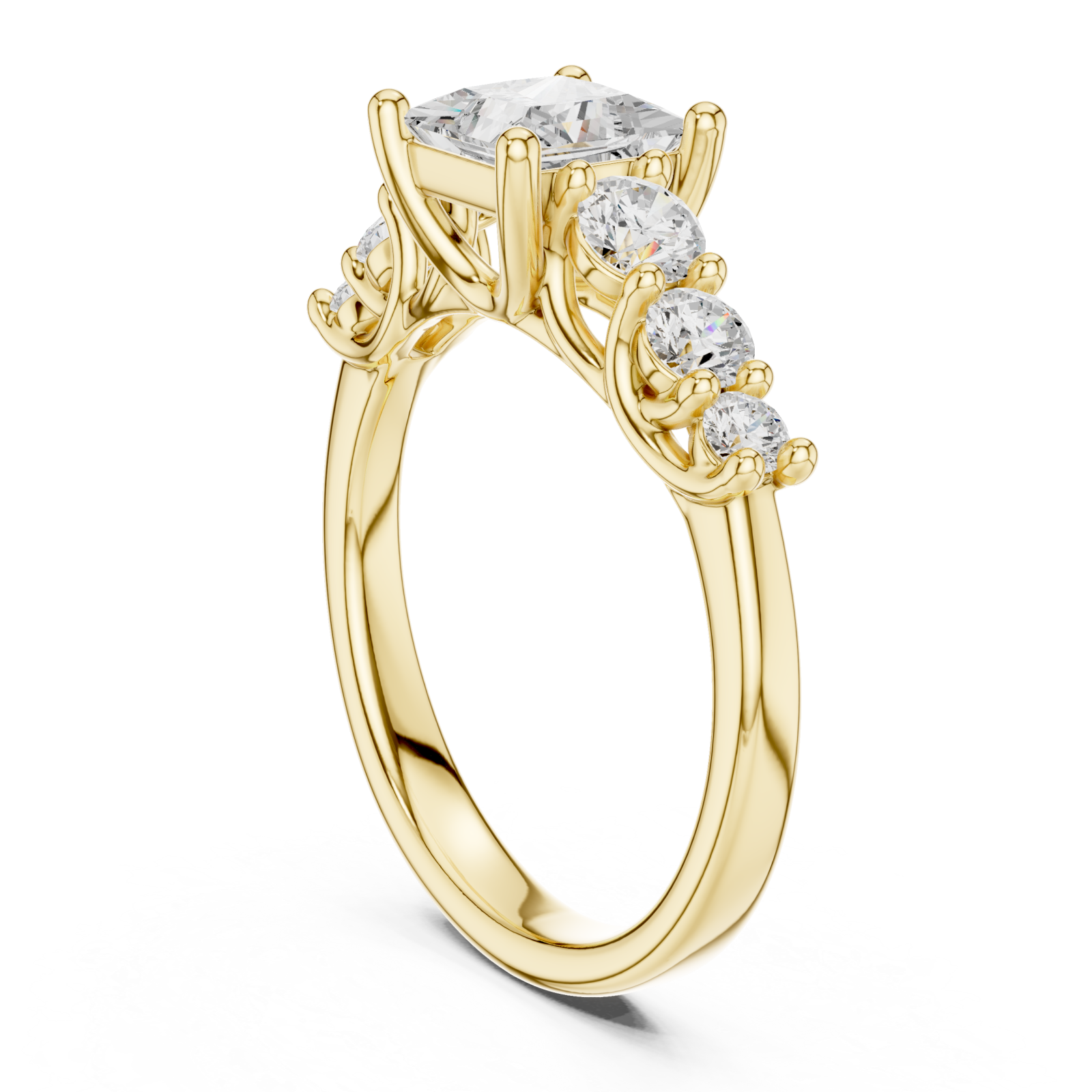  Gold Eternal Embrace Classic Ring Left View