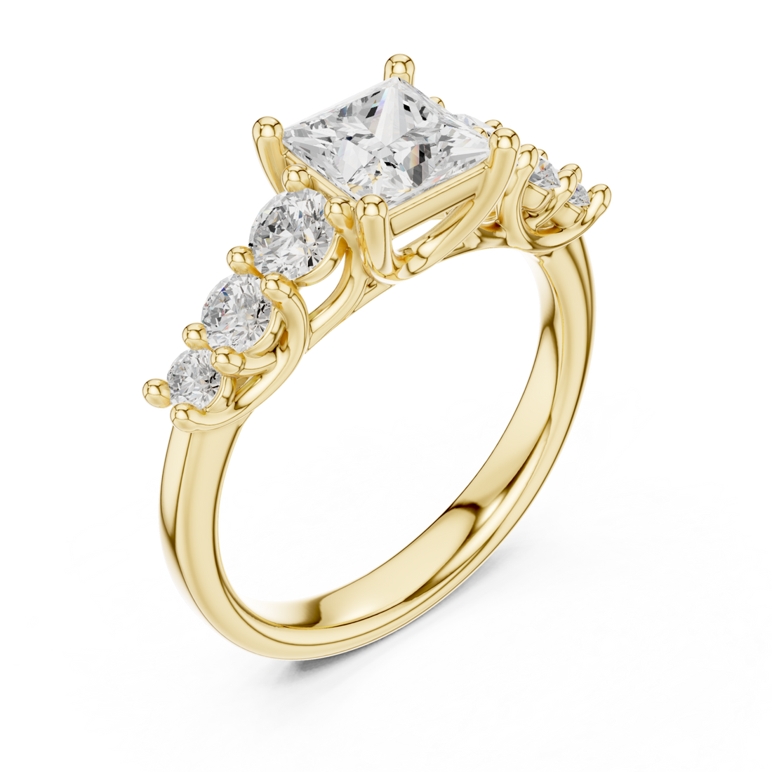 Gold Eternal Embrace Classic Ring Right View
