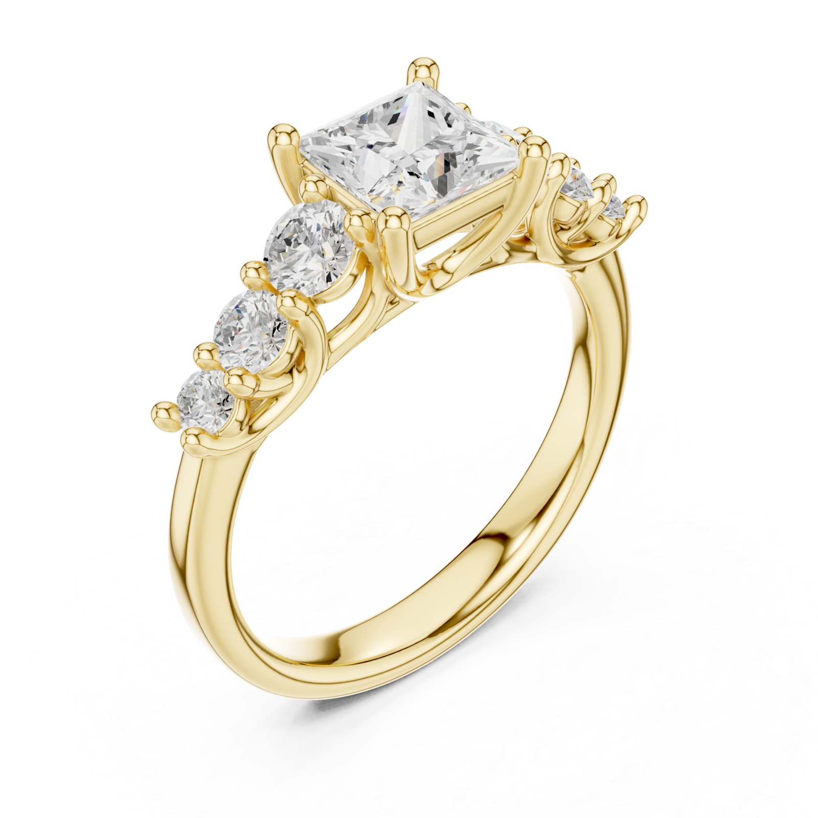Gold Eternal Embrace Classic Ring Right View