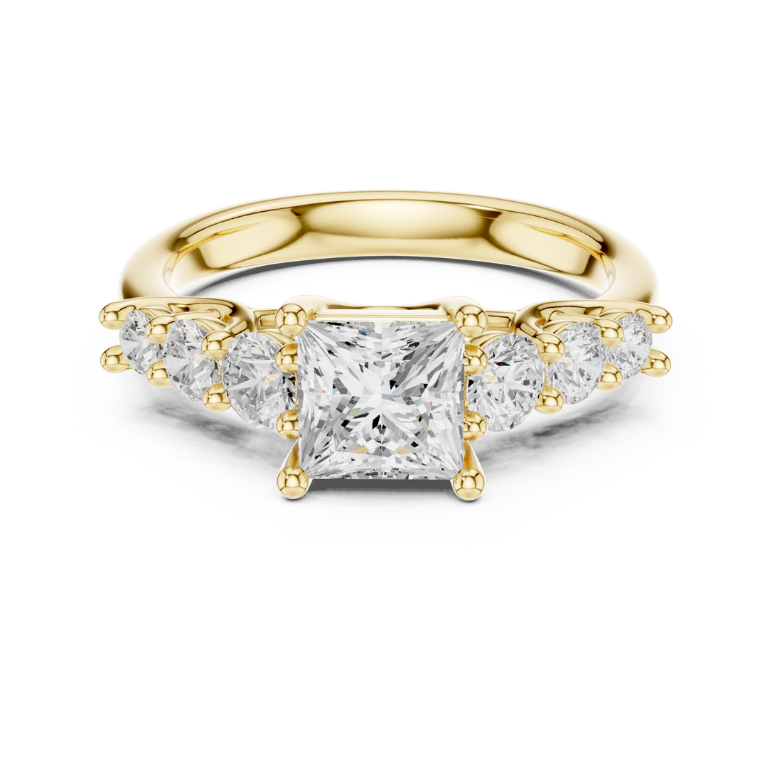 Gold Eternal Embrace Classic Ring Right View