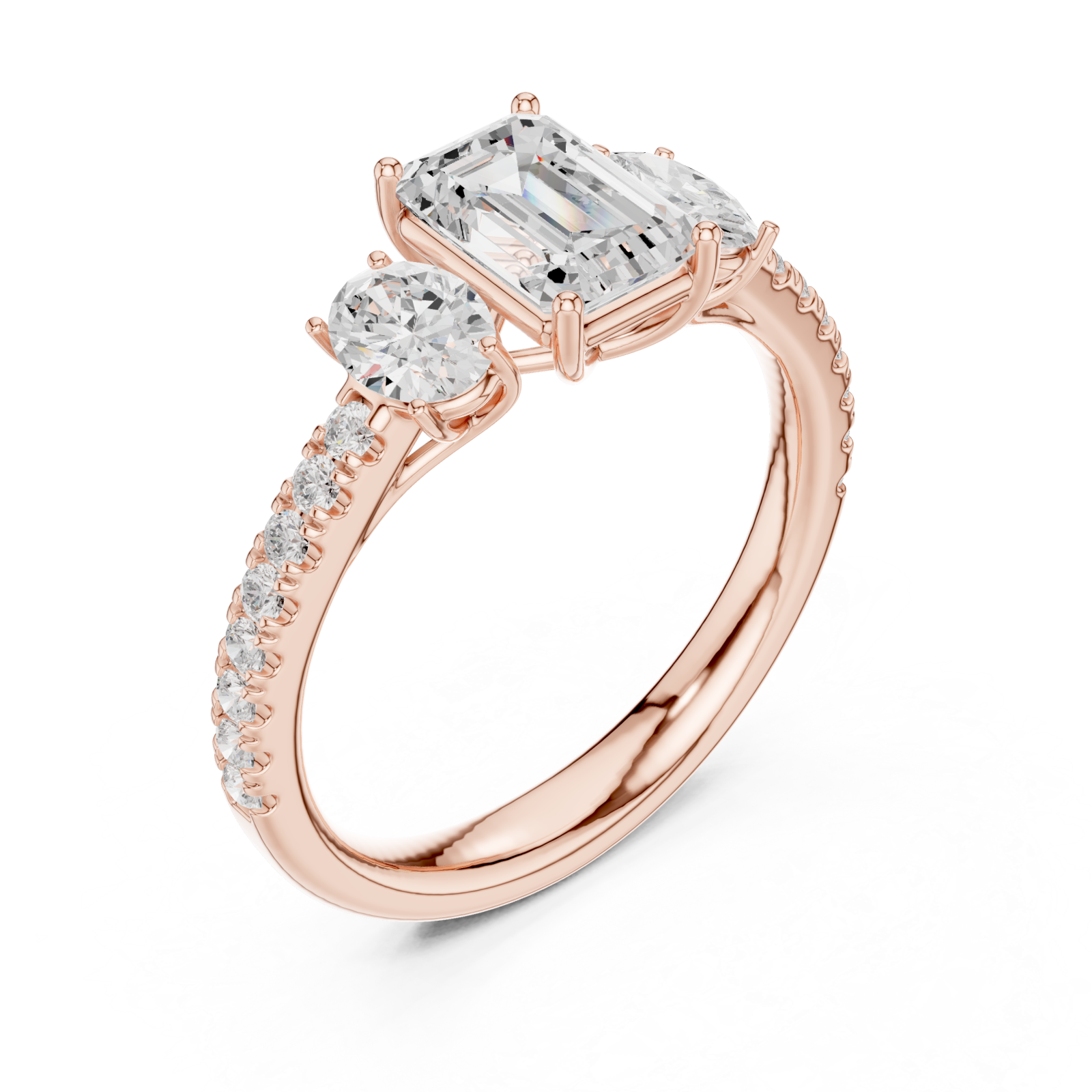  Rose Gold Celestial Entwine Ring Right View