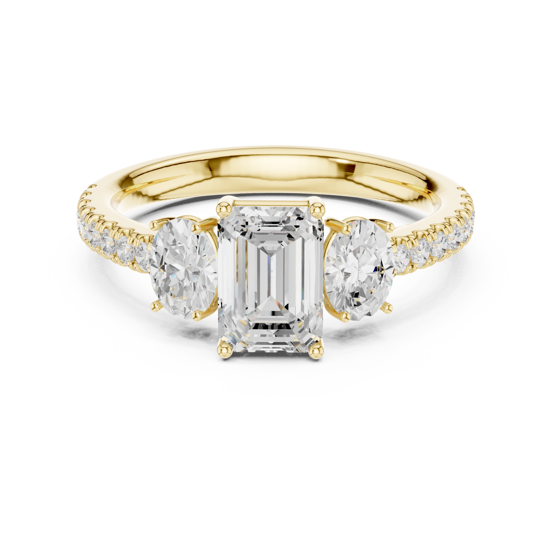 Gold Celestial Entwine Ring Right View