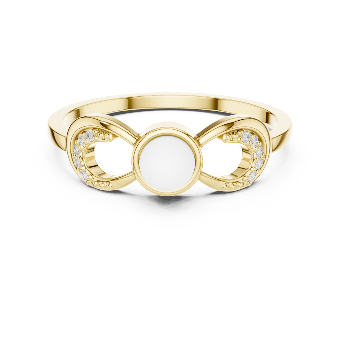 Gold Enchanted Embrace Statement Ring Right View