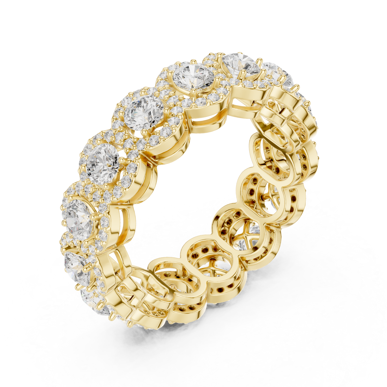 Gold Celestial Dream Chain Design Band Right View