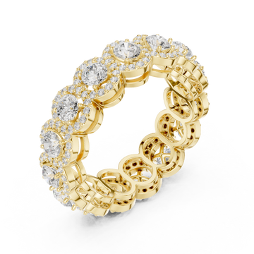 Gold Celestial Dream Chain Design Band Right View