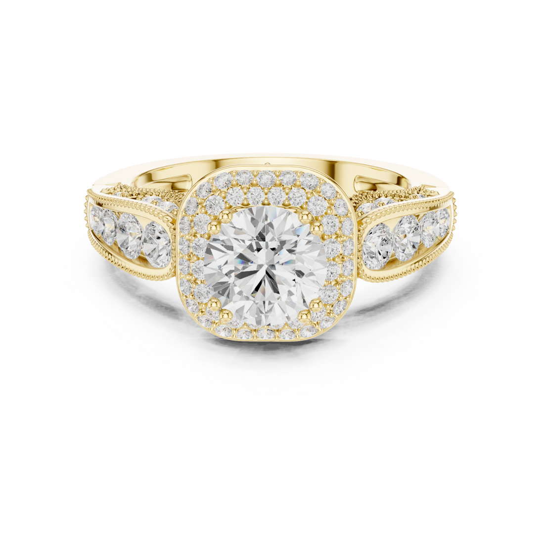 Gold Twilight Harmony Luxury Ring Right View