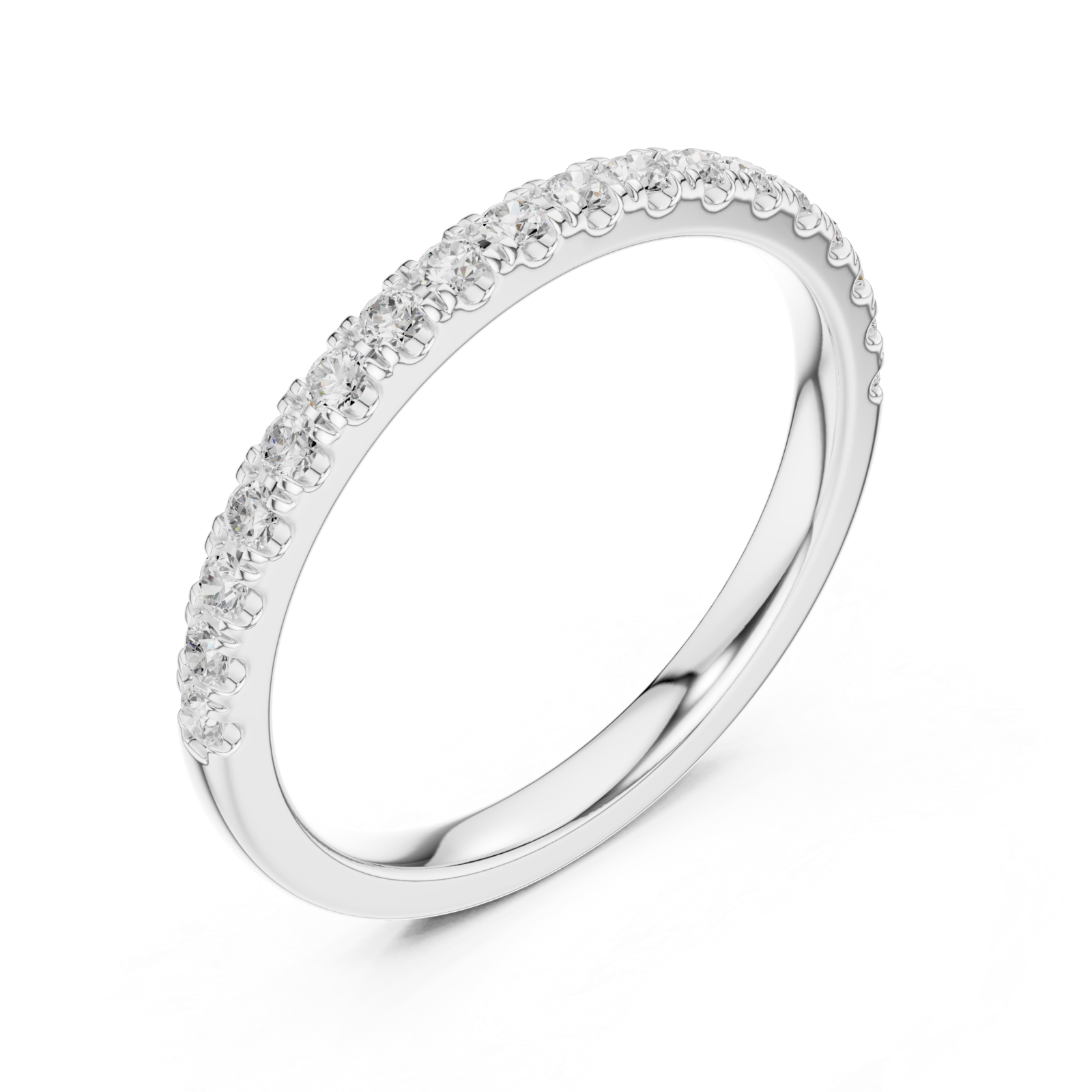  White Gold Twilight Whisper Band Right View
