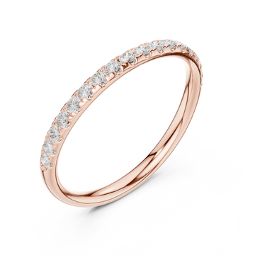  Rose Gold Eternal Embrace Band Ring Right View