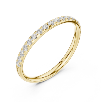 Gold Eternal Embrace Band Ring Right View