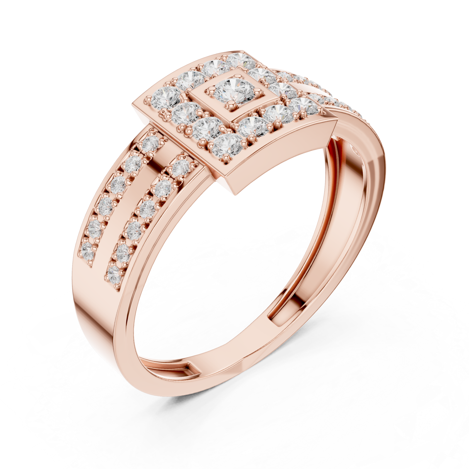  Rose Gold Grand Radiance Emblematic Splendour Band Right View