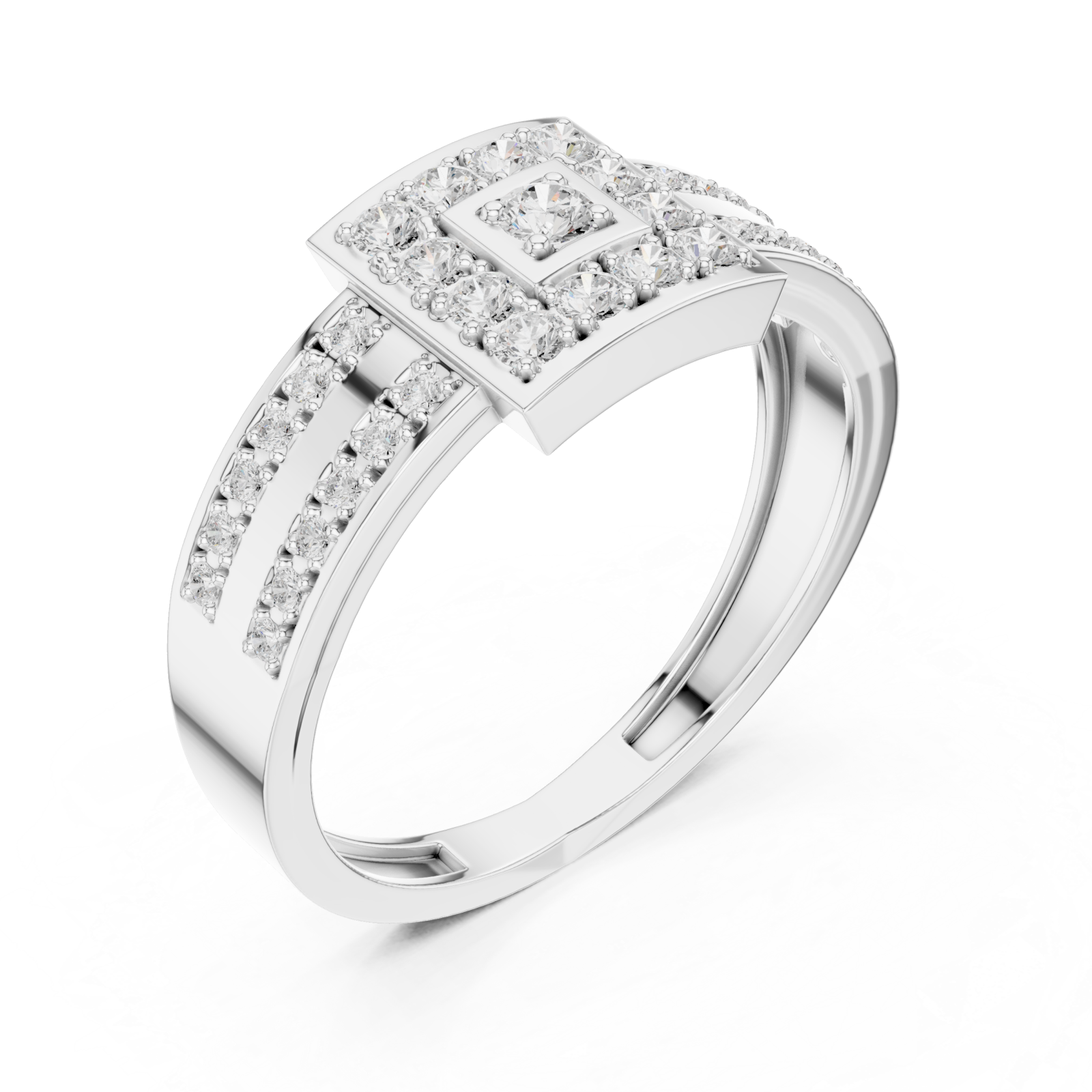  White Gold Grand Radiance Emblematic Splendour Band Right View