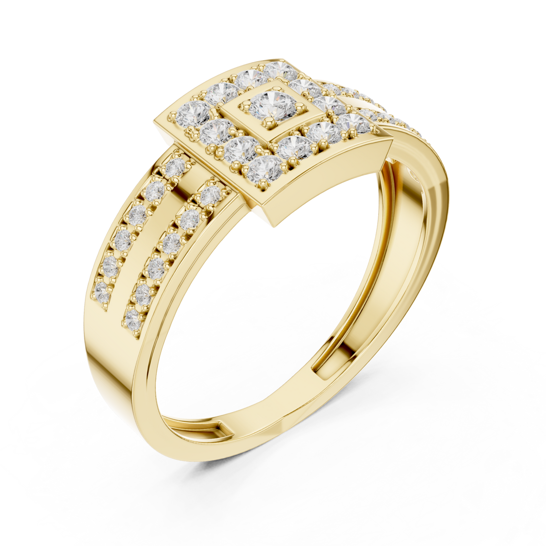 Gold Grand Radiance Emblematic Splendour Band Right View