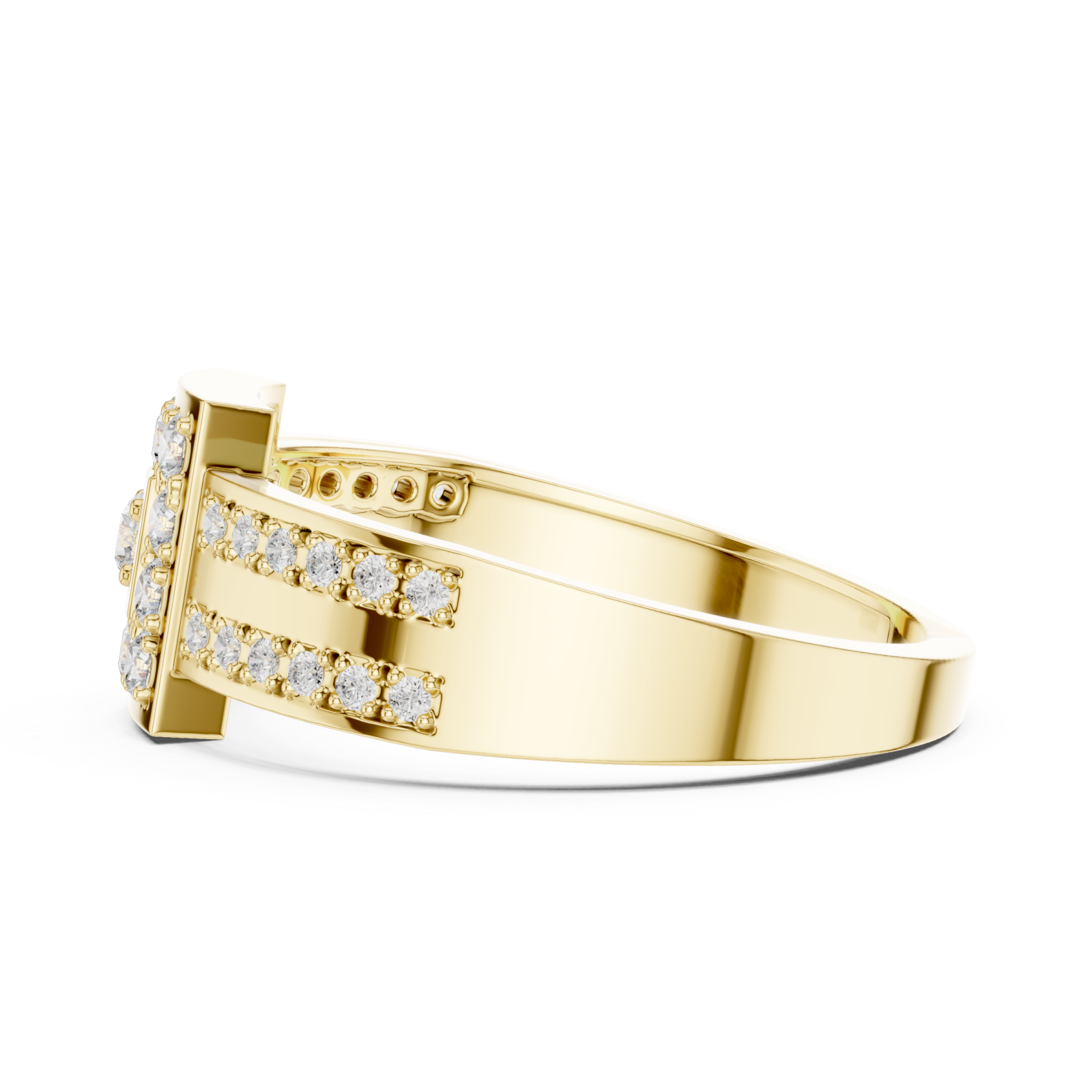  Gold Grand Radiance Emblematic Splendour Band Side View