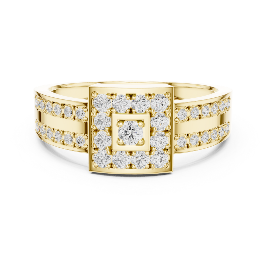 Gold Grand Radiance Emblematic Splendour Band Right View