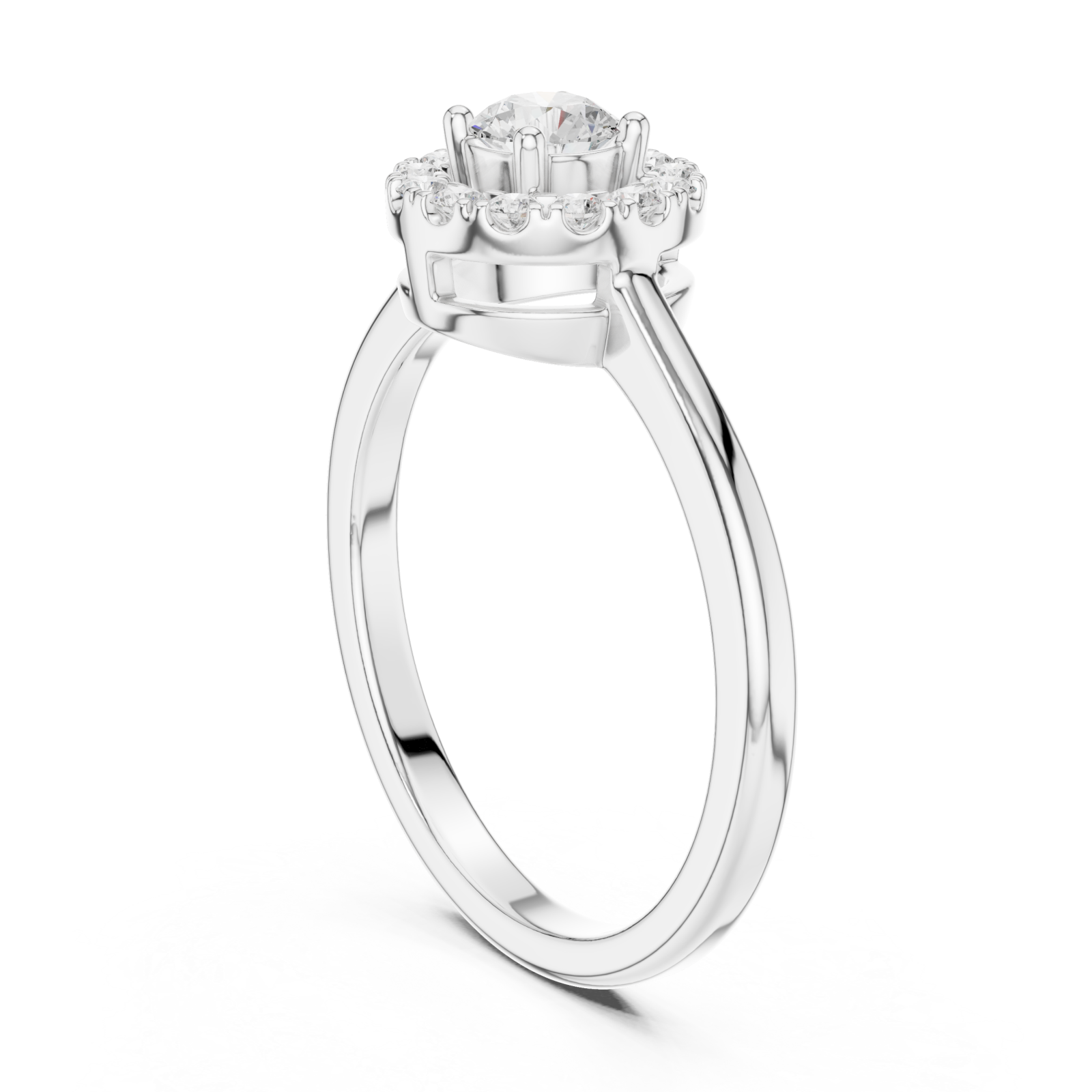  White Gold Eternal Blossom Embrace Left View